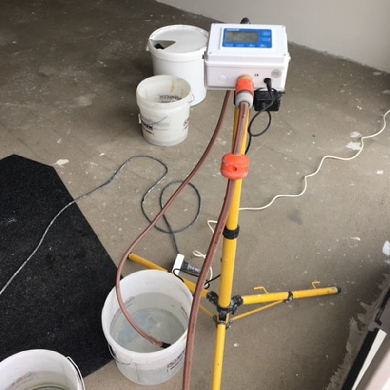 Foto van het voorbereiden van een vloer door Vorega